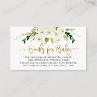 White floral bring a book