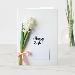 White Floral Celebration Card