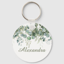 White Floral Custom Bridesmaid Favour 