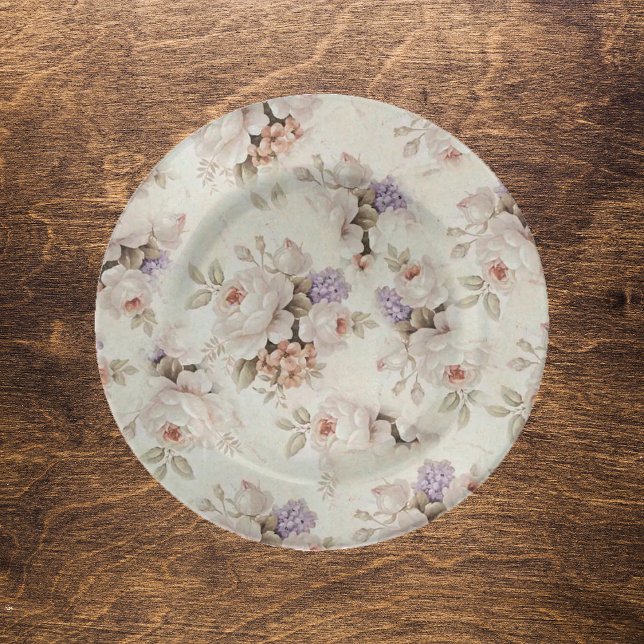 White Floral Decoupage Tissue Paper (Creator Uploaded)