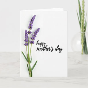 White Floral Pattern Card