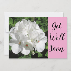 White Floral Photography Get Well