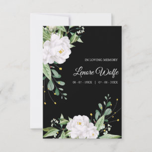White Floral Wreath Memorial Funeral Loved One