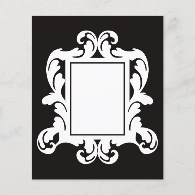 White flourish frame (Front)
