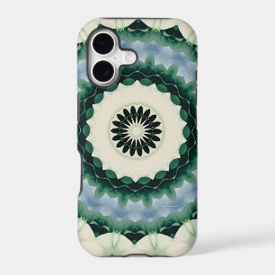 White Flower and Cerulean Blue Mandala