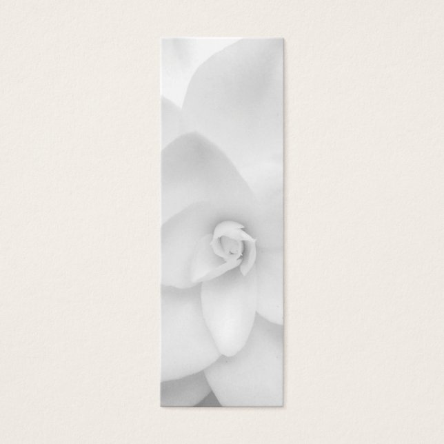 White Flower Bookmark (Front)
