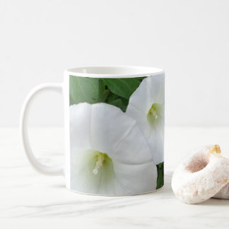White Flower Coffee Mug