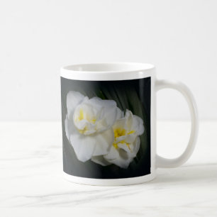 White Flower Coffee Mug