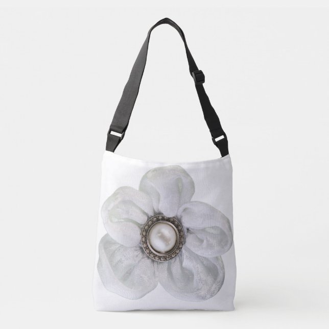 White flower crossbody bag (Front)