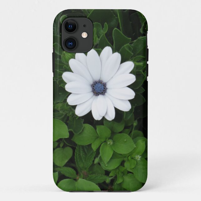 White Flower iPhone case (Back)