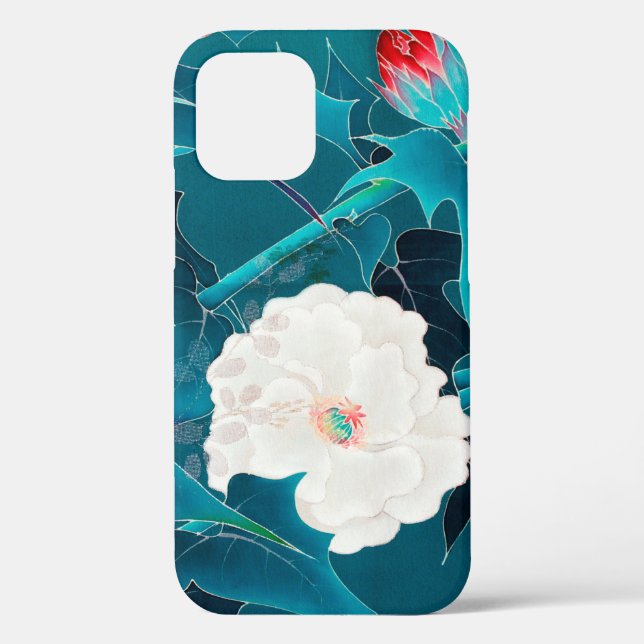 White Flower, Japanese Design Case-Mate iPhone Case (Back)