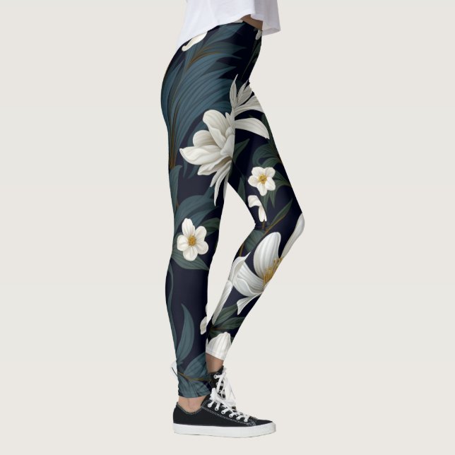White Flower legging (Right)