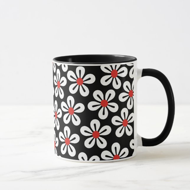 White Flower Mug (Right)