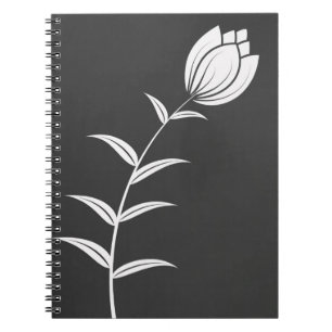 White Flower Notebook