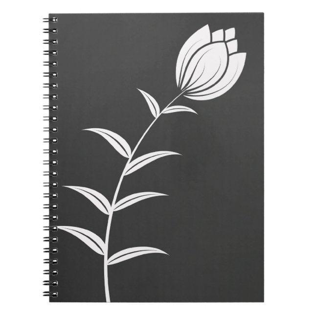 White Flower Notebook (Front)