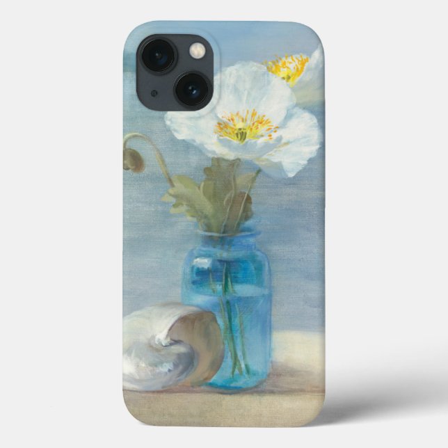 White Flower Overlooking the Sea Case-Mate iPhone Case (Back)