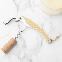 White Flower Pattern Corkscrew