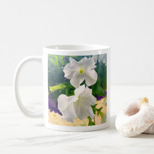 White Flower Photo Bible Verse God's Blessing Coffee Mug
