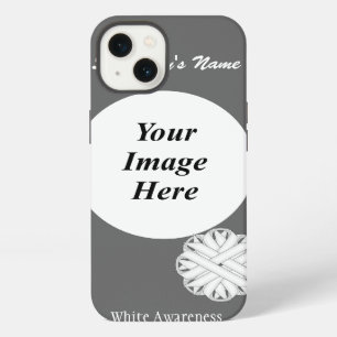 White Flower Ribbon Tmpl by Kenneth Yoncich iPhone 13 Case