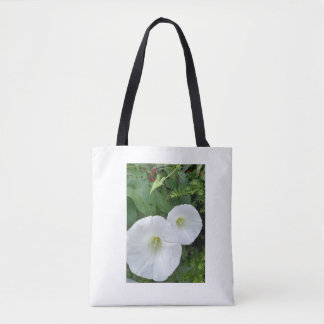 White Flower Tote Bag