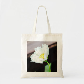 White Flower Tote Bag