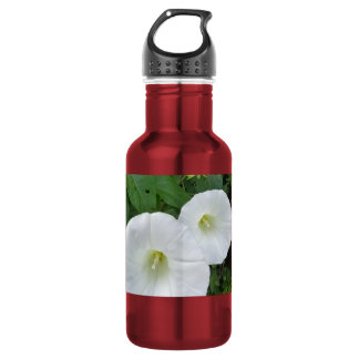 White Flower Water Bottle