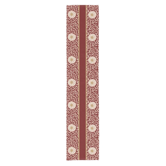White Flowerfest Short Table Runner (Front)