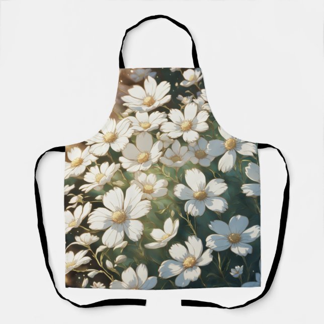 White flowers apron (Front)