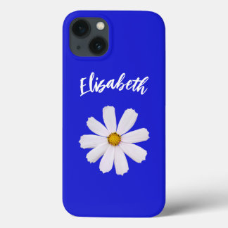 White flowers are so cute   iPhone 13 case