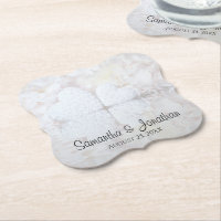 White Flowers & Hearts Reflections Wedding