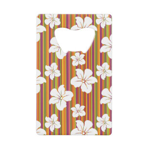 White flowers on a striped background
