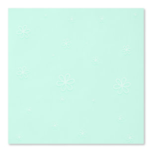 White Flowers On Mint Green Background Wallpaper