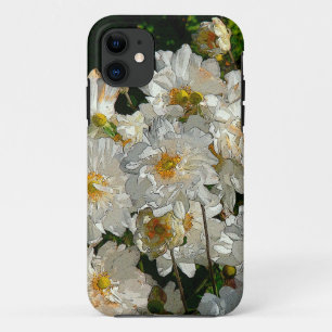 WHITE FLOWERS (PHOTOG./DIGITAL MANIP) iPhone 11 CASE