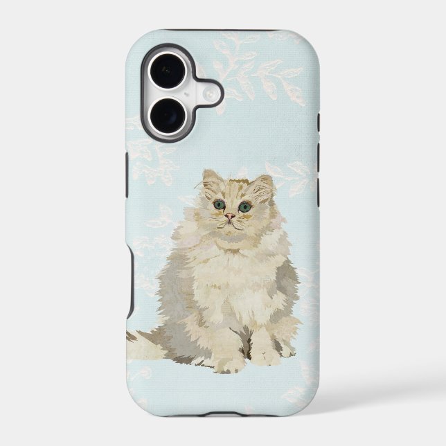 WHITE FLUFFY CAT (Back)