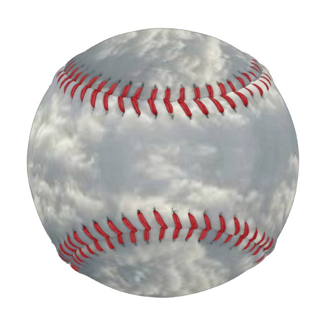 WHITE FLUFFY CLOUDS BASEBALL (Front)