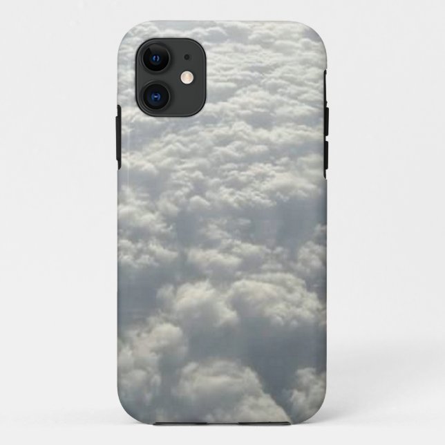 WHITE FLUFFY CLOUDS Case-Mate iPhone CASE (Back)