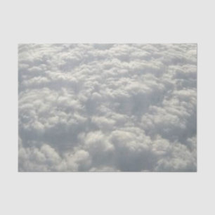 WHITE FLUFFY CLOUDS TISSUE PAPER