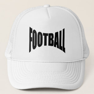 White FOOTBALL Hat