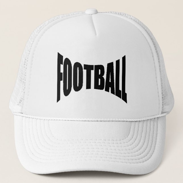 White FOOTBALL Hat (Front)
