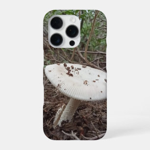 White Forest Mushroom Aesthetic Phone Case