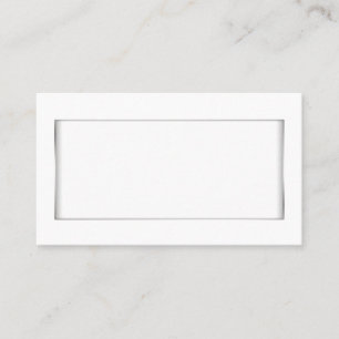 White Formal Place Cards