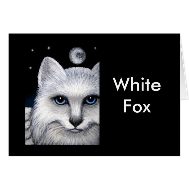 WHITE FOX Card (Front Horizontal)