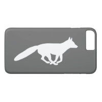 White Fox Silhouette