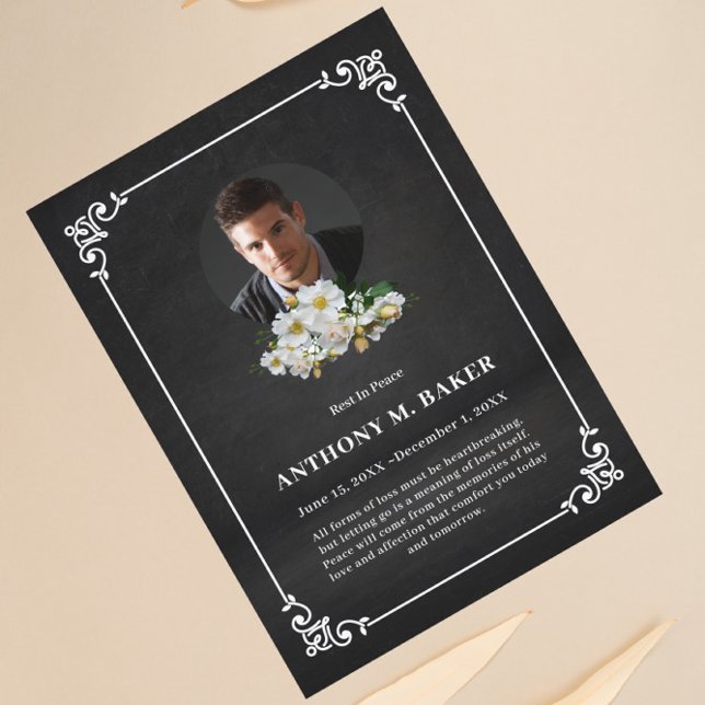 White Frame Custom Photo Funeral Sympathy (Creator Uploaded)