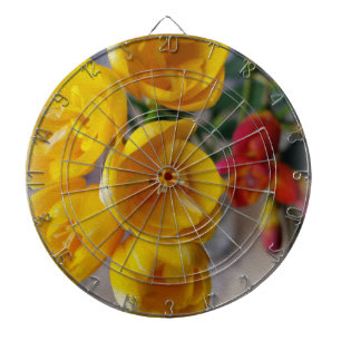 white freesia dartboard