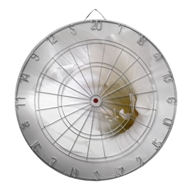 white freesia dartboard (Front)