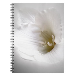 white freesia notebook