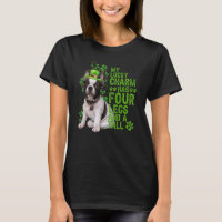 White French Bulldog Green Hat Lucky Charm St Patr