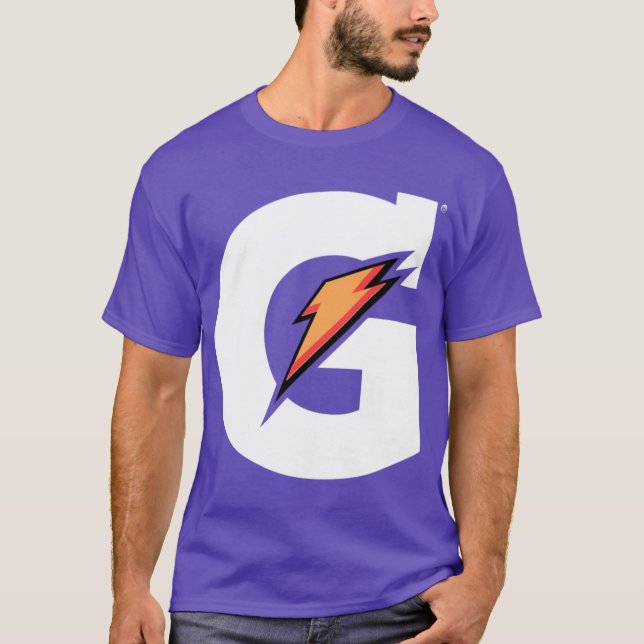 white G lighting of gatorades drinks funny funny T-Shirt (Front)