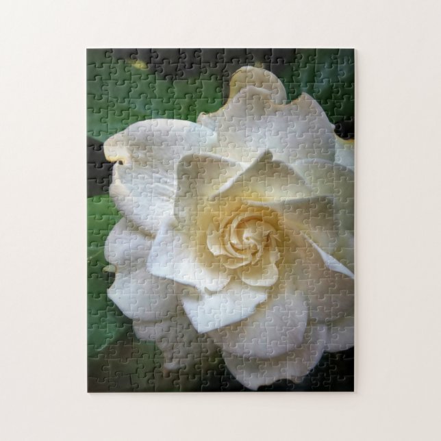 White Gardenia Flower Jigsaw Puzzle (Vertical)